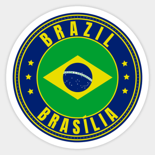 Brasilia Sticker